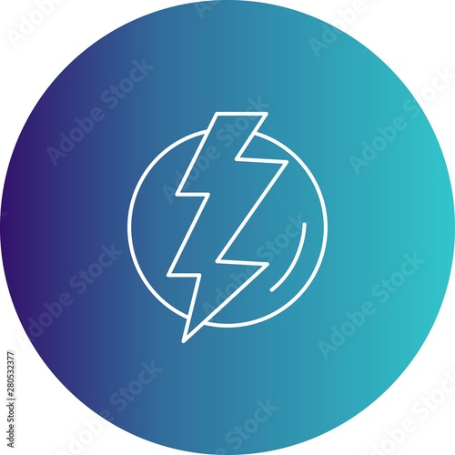 Lightening  icon for your project
