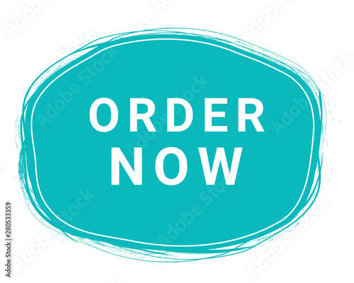 Order Now, Speech Bubble Banner, Element Design Template, App Icon, Vector Illustration. Eps 10