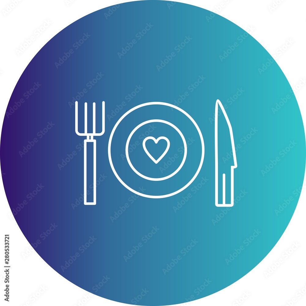Tableware icon for your project Tableware icon for your project