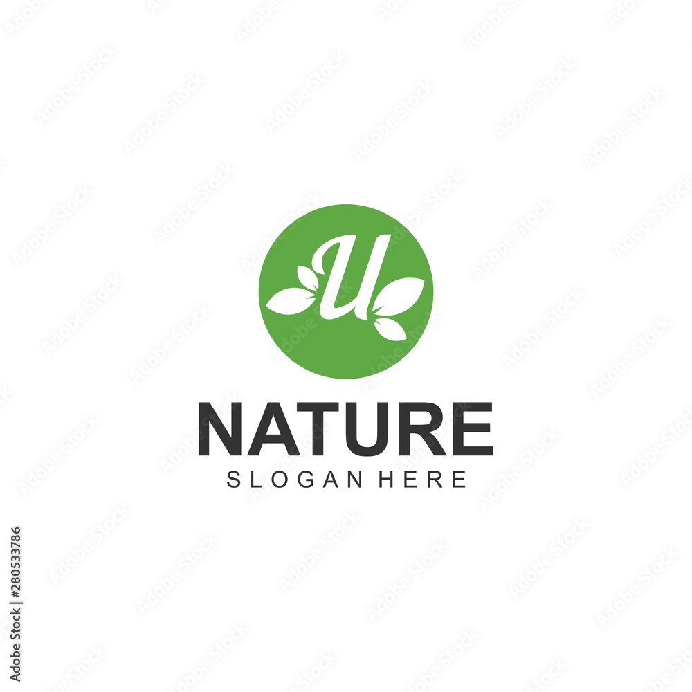 Logos of green leaf ecology nature element vector Logos of green leaf ecology nature element vector