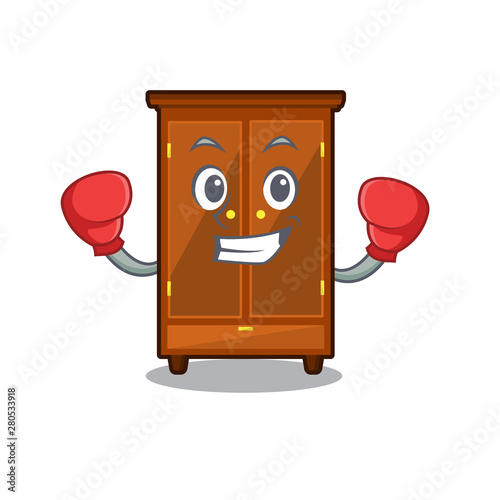 Boxing wardrobe in the a mascot bedroom