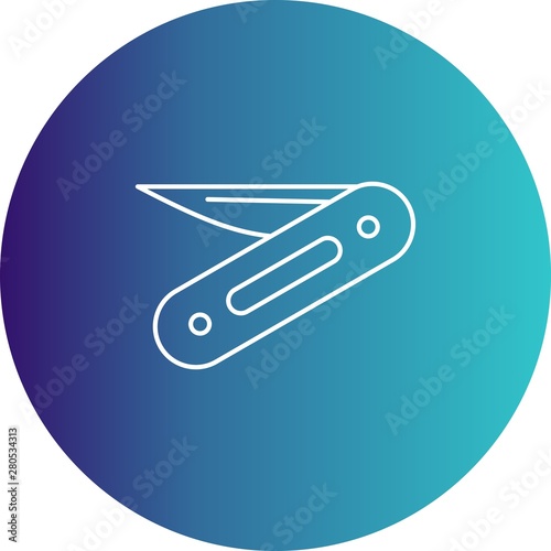 Penknife icon for your project
