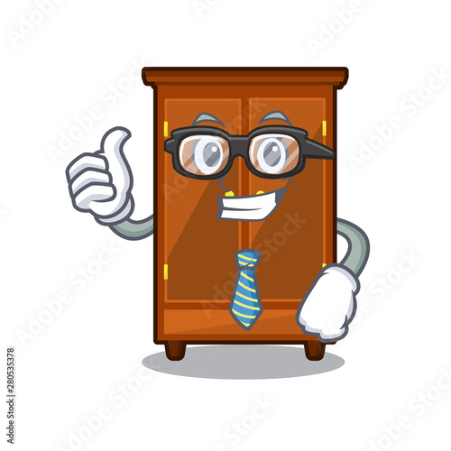 Businessman wardrobe in the a character shape