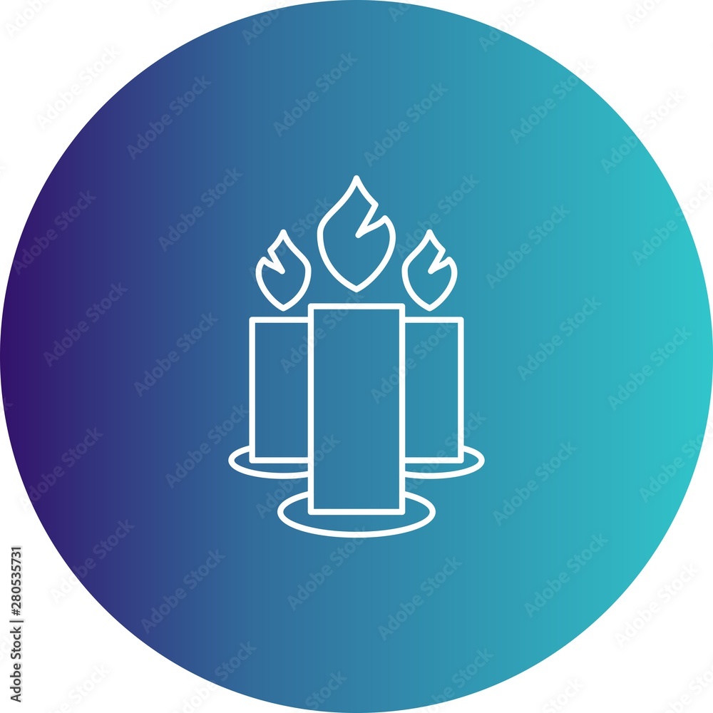 Candle icon for your project Candle icon for your project