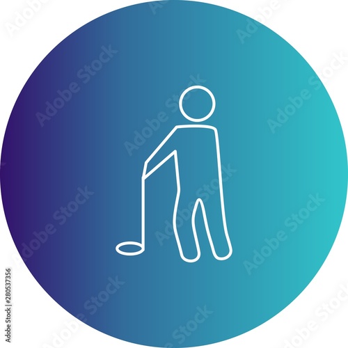  Golf Player icon for your project