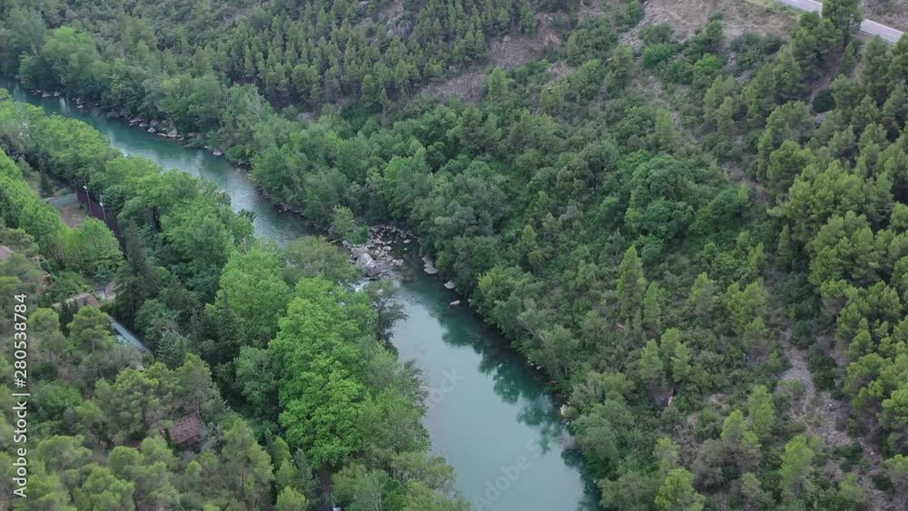 Aerial view of the Segre river (Catalonia, Spain) with the high mountains in the background. Recorded near Camarasa in Catalonia.
This video was recorded using the Mavic 2 Pro. Aerial view of the Segre river (Catalonia, Spain) with the high mountains in the background. Recorded near Camarasa in Catalonia.
This video was recorded using the Mavic 2 Pro.