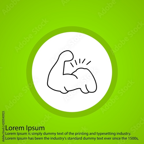 Body builder icon for your project