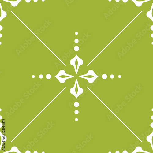 abstract floral seamless pattern with flowers, netting and leaves
