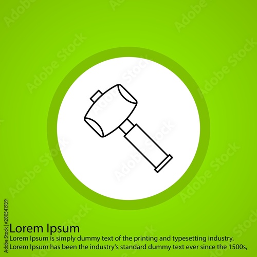 Sledgehammer icon for your project