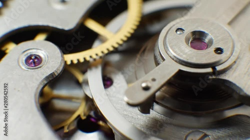 Wallpaper Mural Clockwork old mechanical watch. Time or work concept Torontodigital.ca