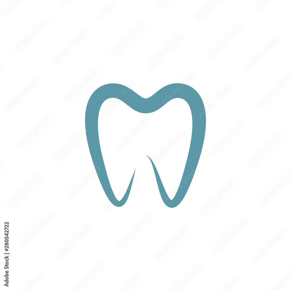 Obraz premium Dental logo template vector illustration