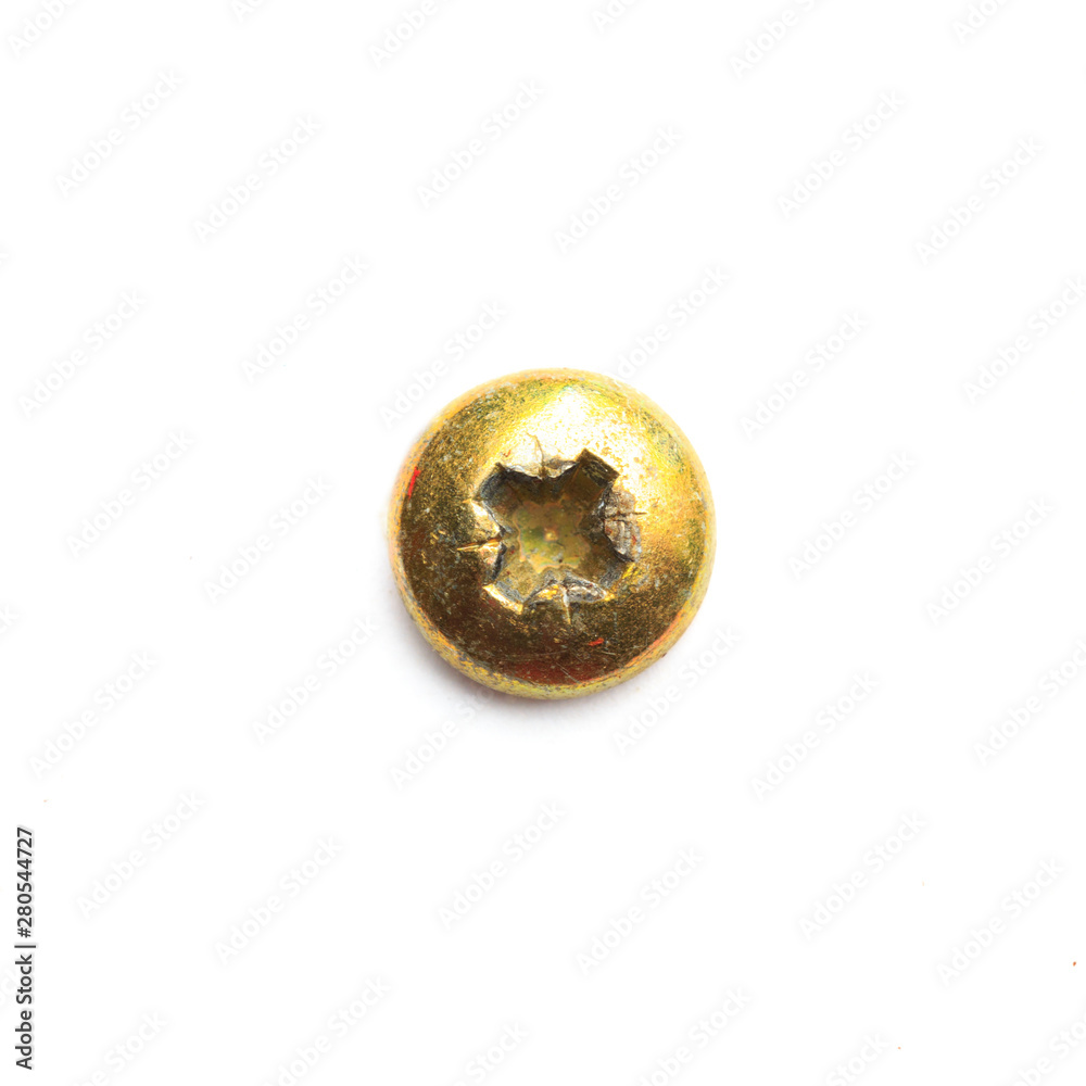 Screw heads, nuts, rivets isolated on white. Screw heads, nuts, rivets isolated on white.