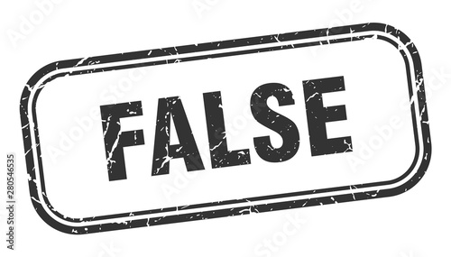 false
