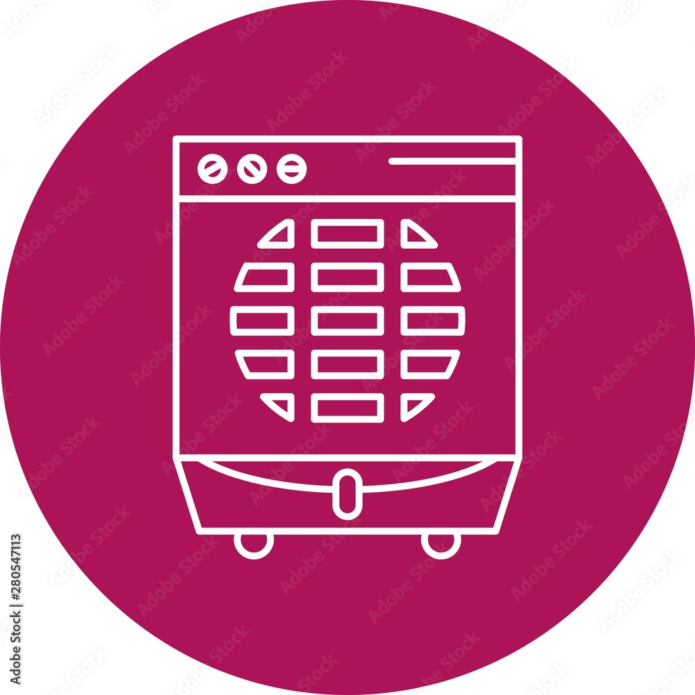 Washing machine icon for your project Washing machine icon for your project