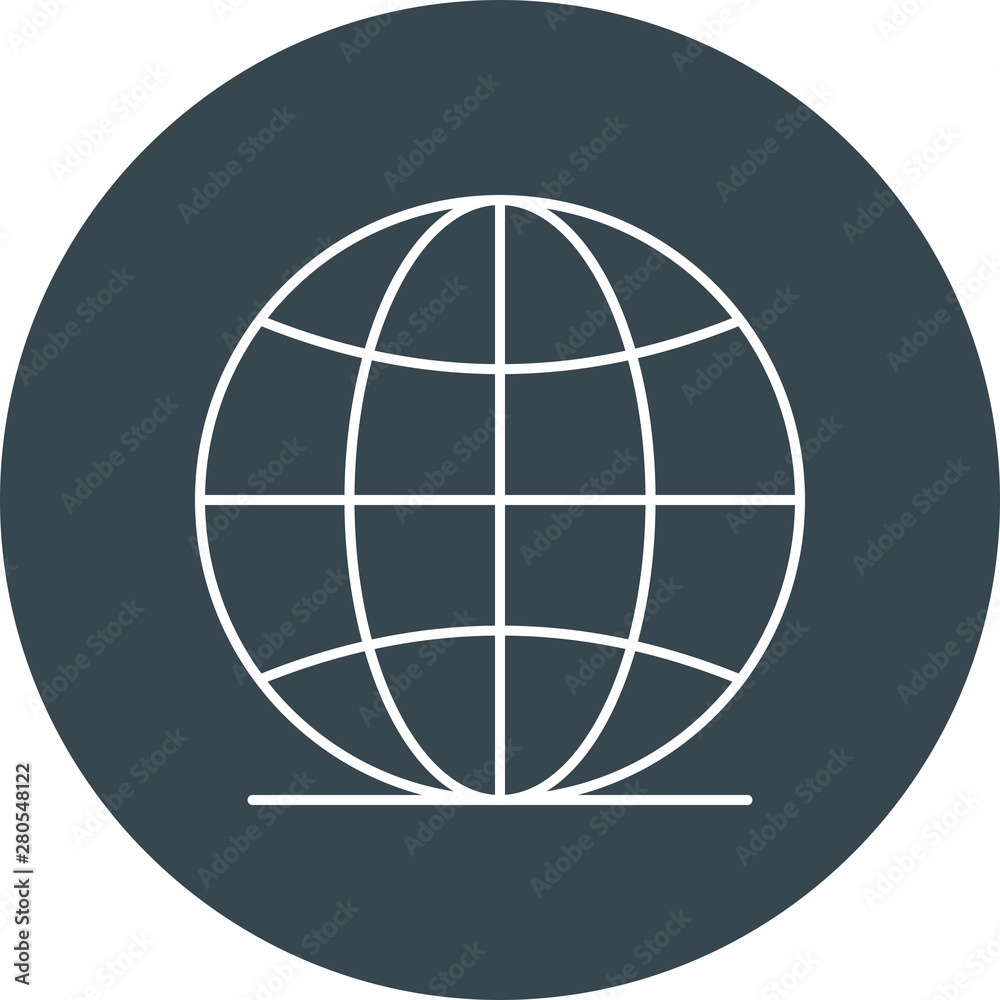Globe icon for your project Globe icon for your project