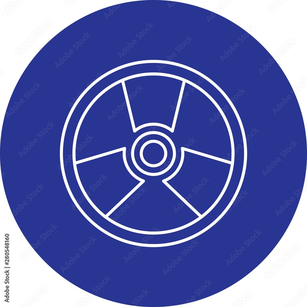 Radiation icon for your project