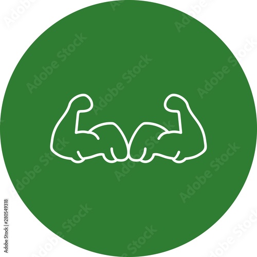 Body builder icon for your project