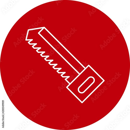 Handsaw icon for your project