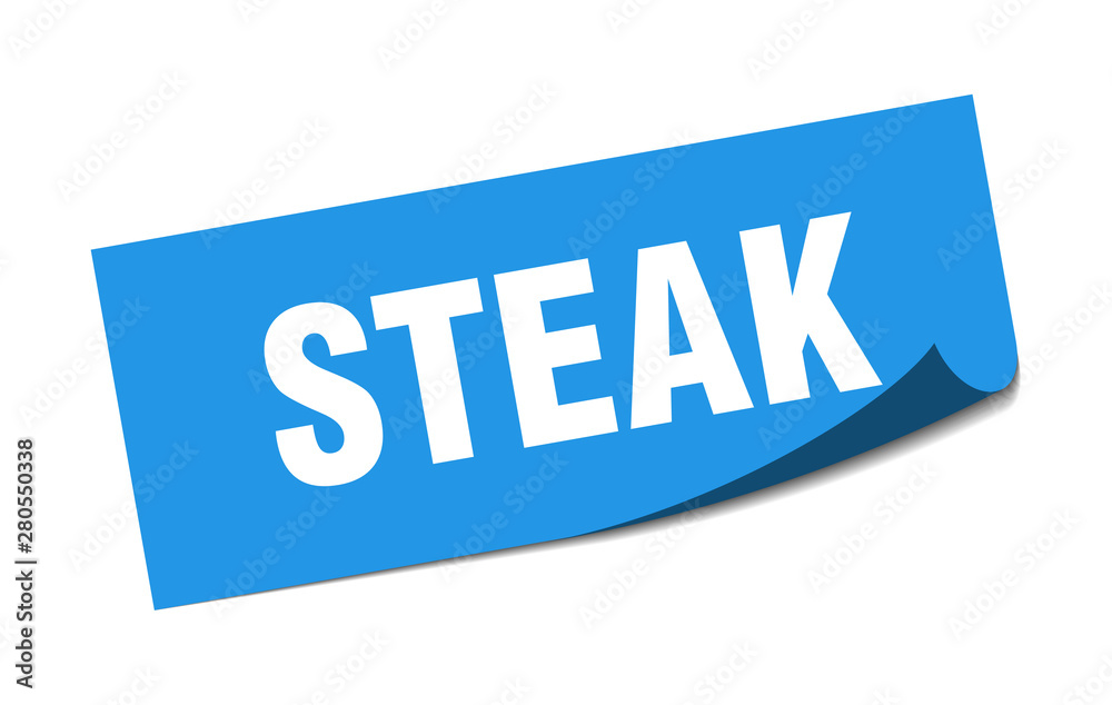 steak sticker. steak square isolated sign. steak steak sticker. steak square isolated sign. steak