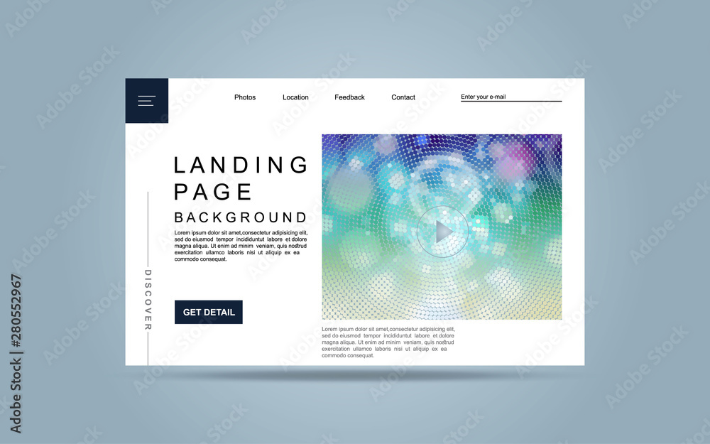 Website template for websites, or apps. minimal modern. Eps 10 Website template for websites, or apps. minimal modern. Eps 10