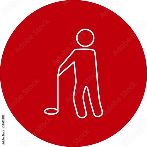  Golf Player icon for your project