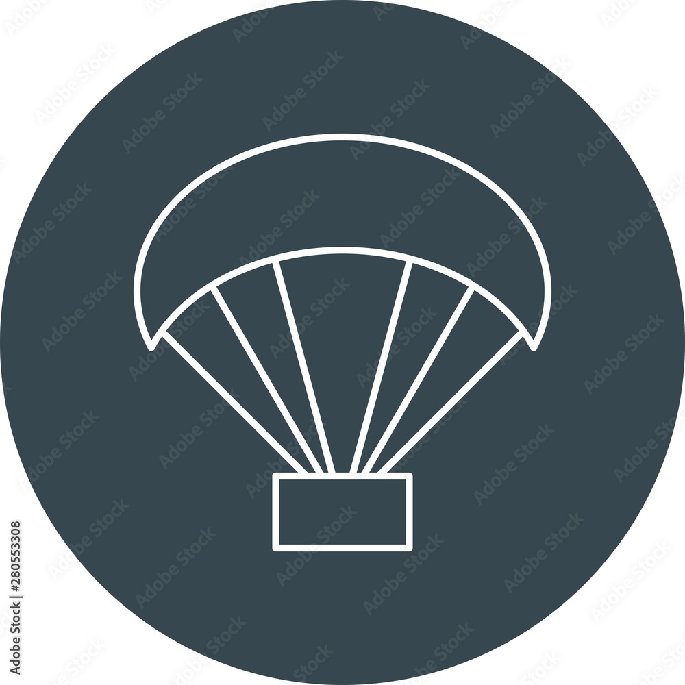 Paraglider icon for your project Paraglider icon for your project