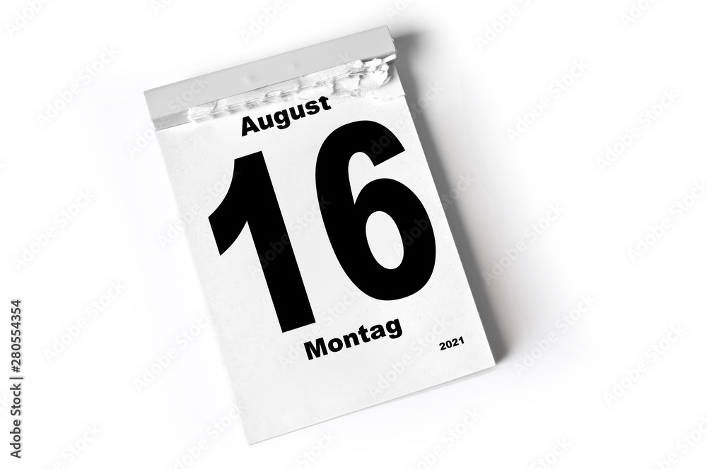 16. August 2021 16. August 2021