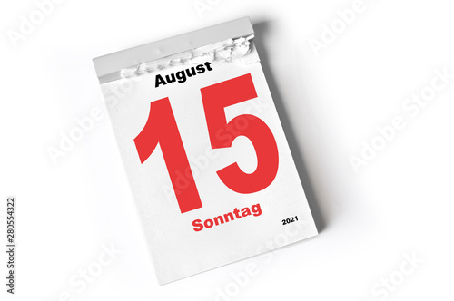 15. August 2021