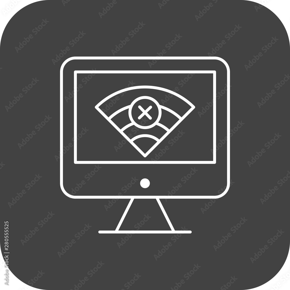 Disconnected Network icon for your project Disconnected Network icon for your project