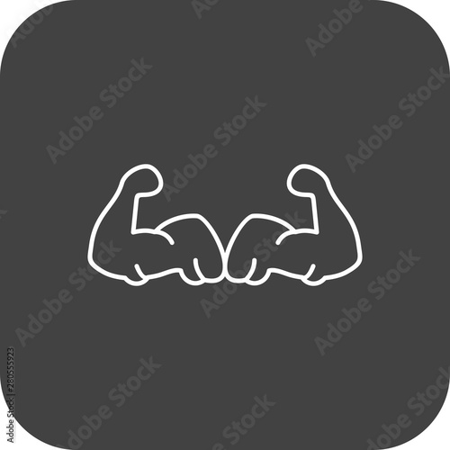 Body builder icon for your project