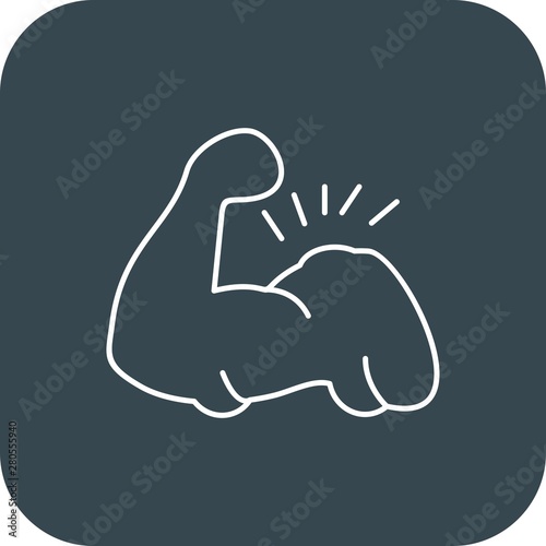Body builder icon for your project