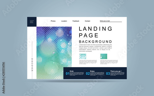 Website template for websites, or apps. minimal modern. Eps 10
