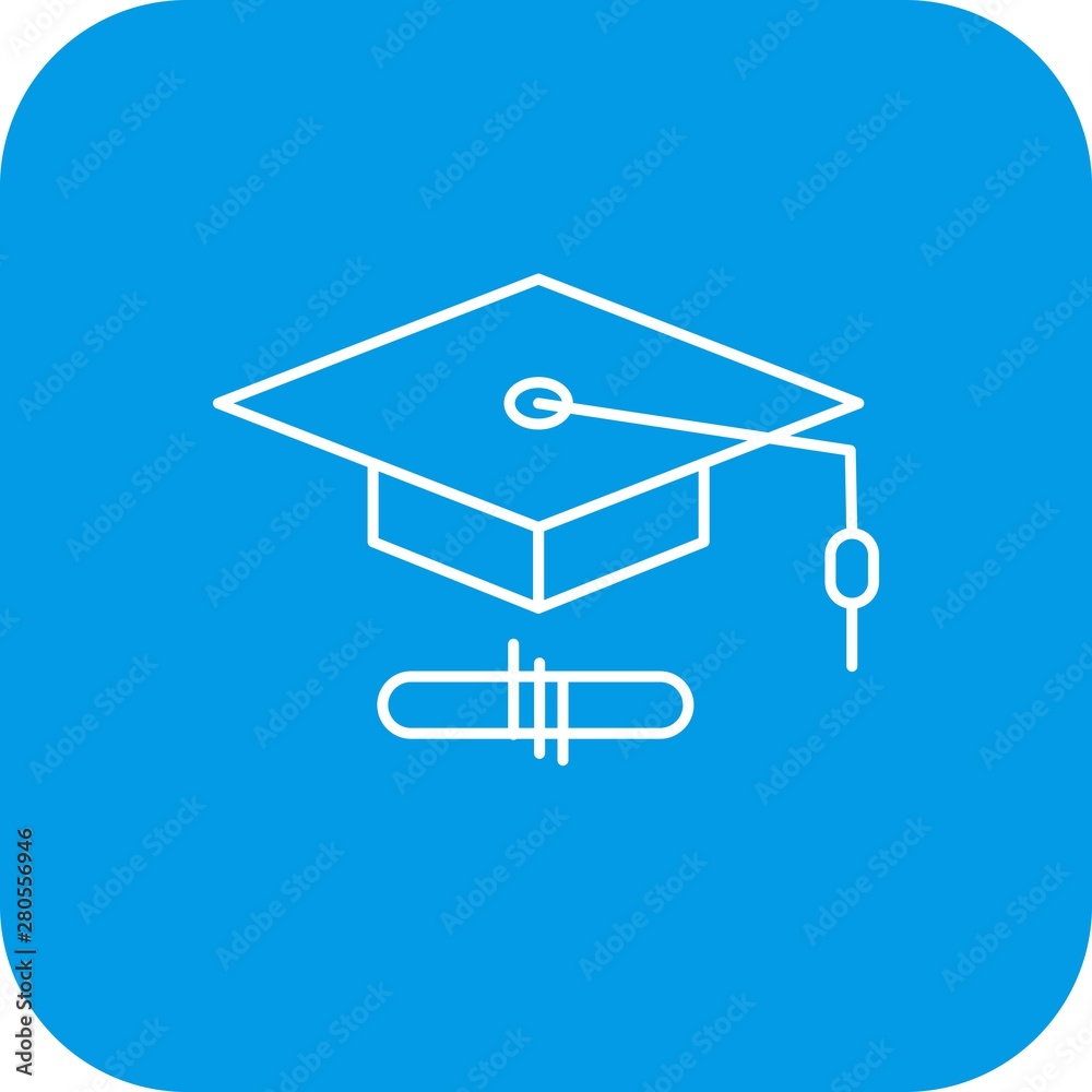 Graduation icon for your project Graduation icon for your project