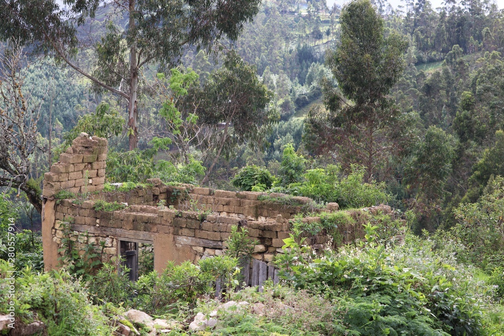 verlassenes Lehmhaus Peru