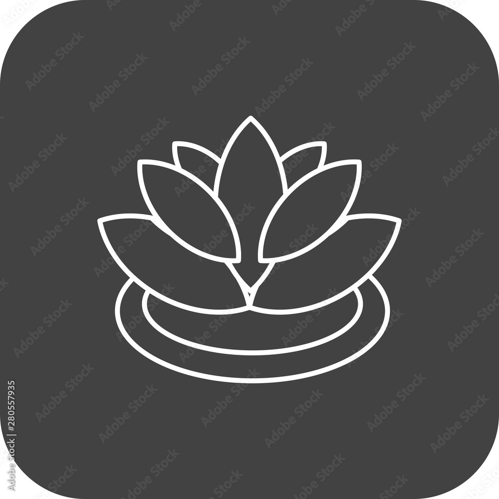 Floating Flowers icon for your project Floating Flowers icon for your project