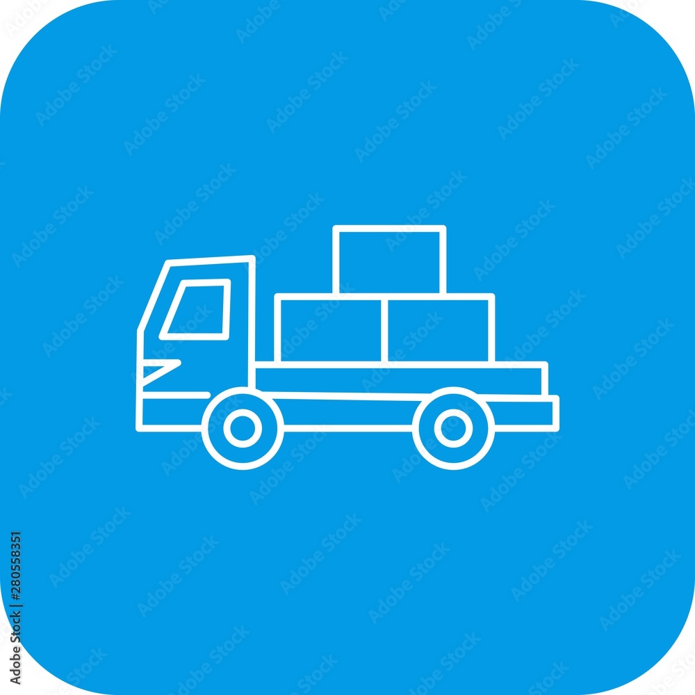 Transport Truck icon for your project
