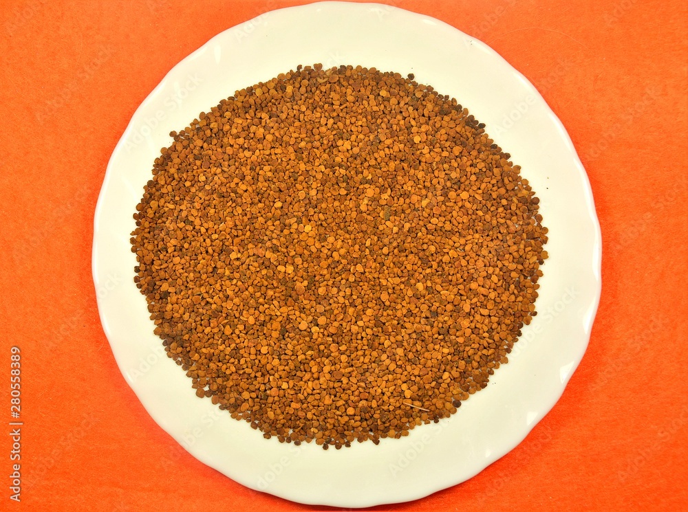 many pollen granules many pollen granules