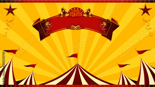 A circus background for your advertising