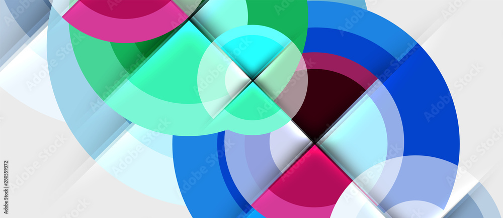Geometric design abstract background - circles Geometric design abstract background - circles