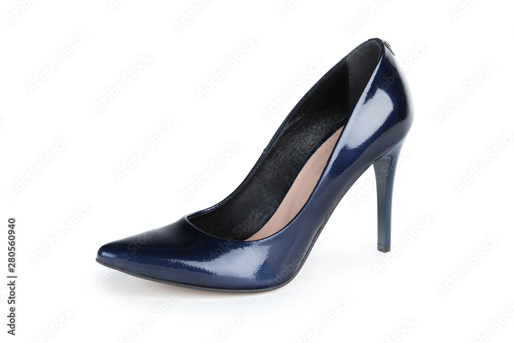 Woman high heels shoes isolated on white background Woman high heels shoes isolated on white background