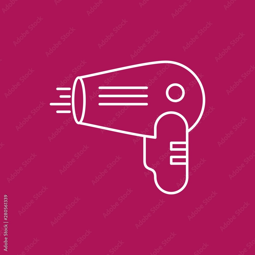 Hair Dryer icon for your project Hair Dryer icon for your project