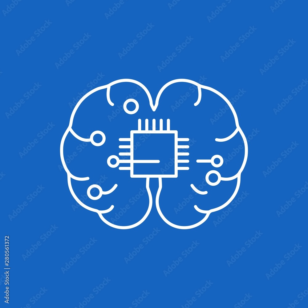 Micro mind icon for your project Micro mind icon for your project