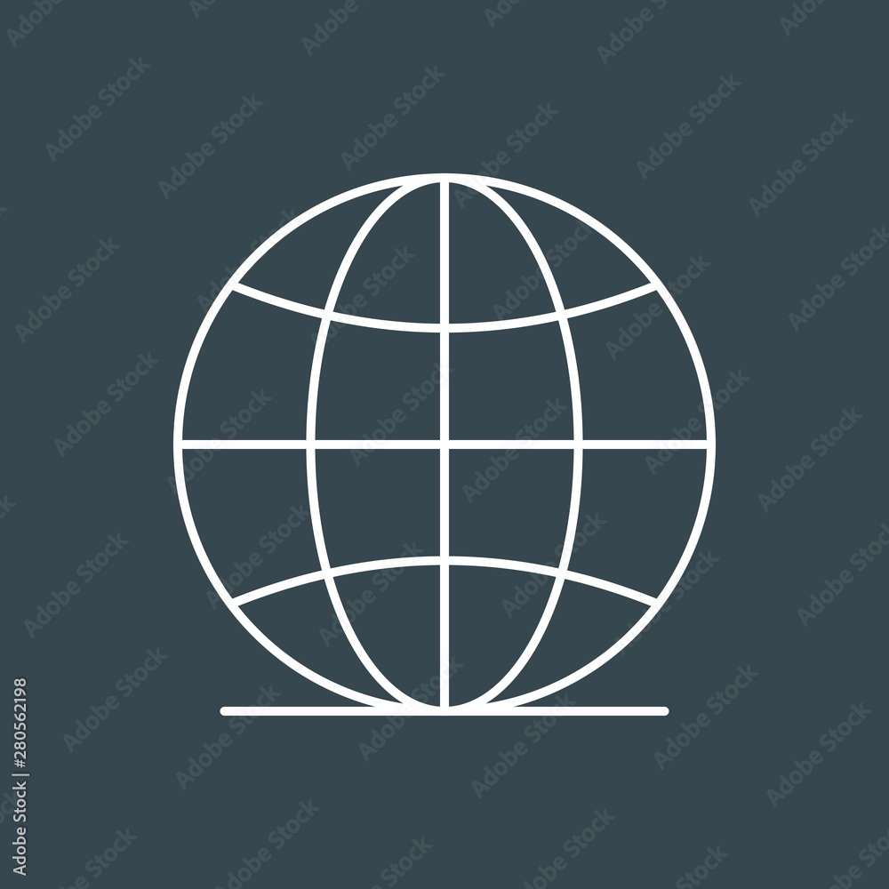 Globe icon for your project