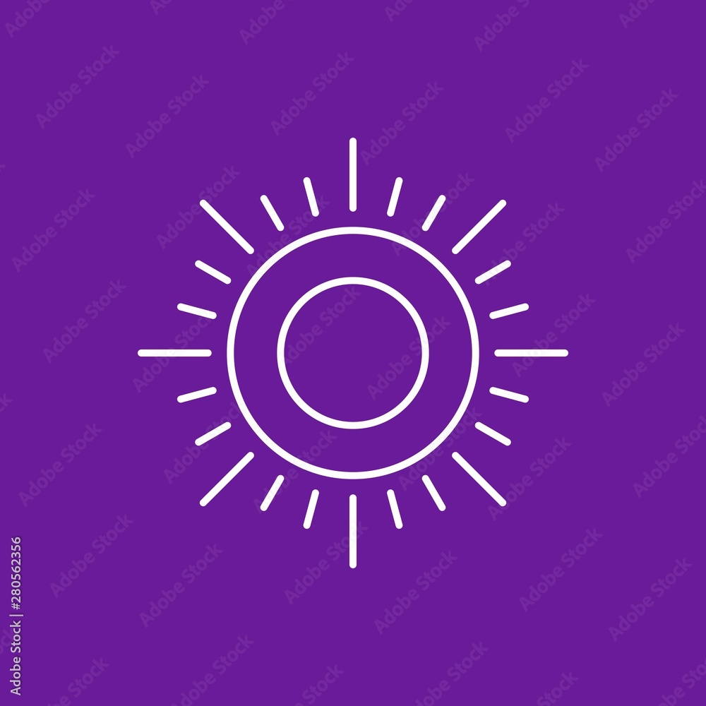 Sun icon for your project