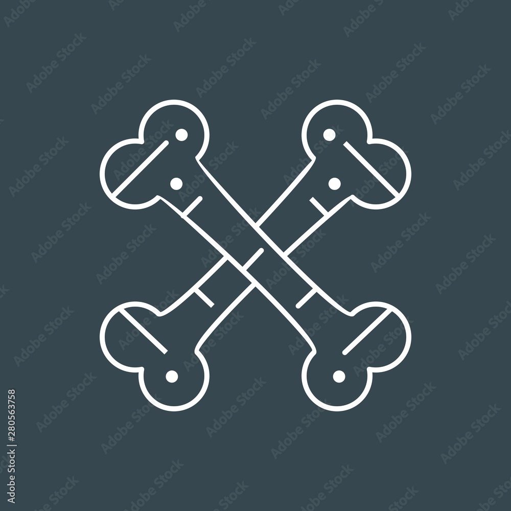 Bones icon for your project Bones icon for your project
