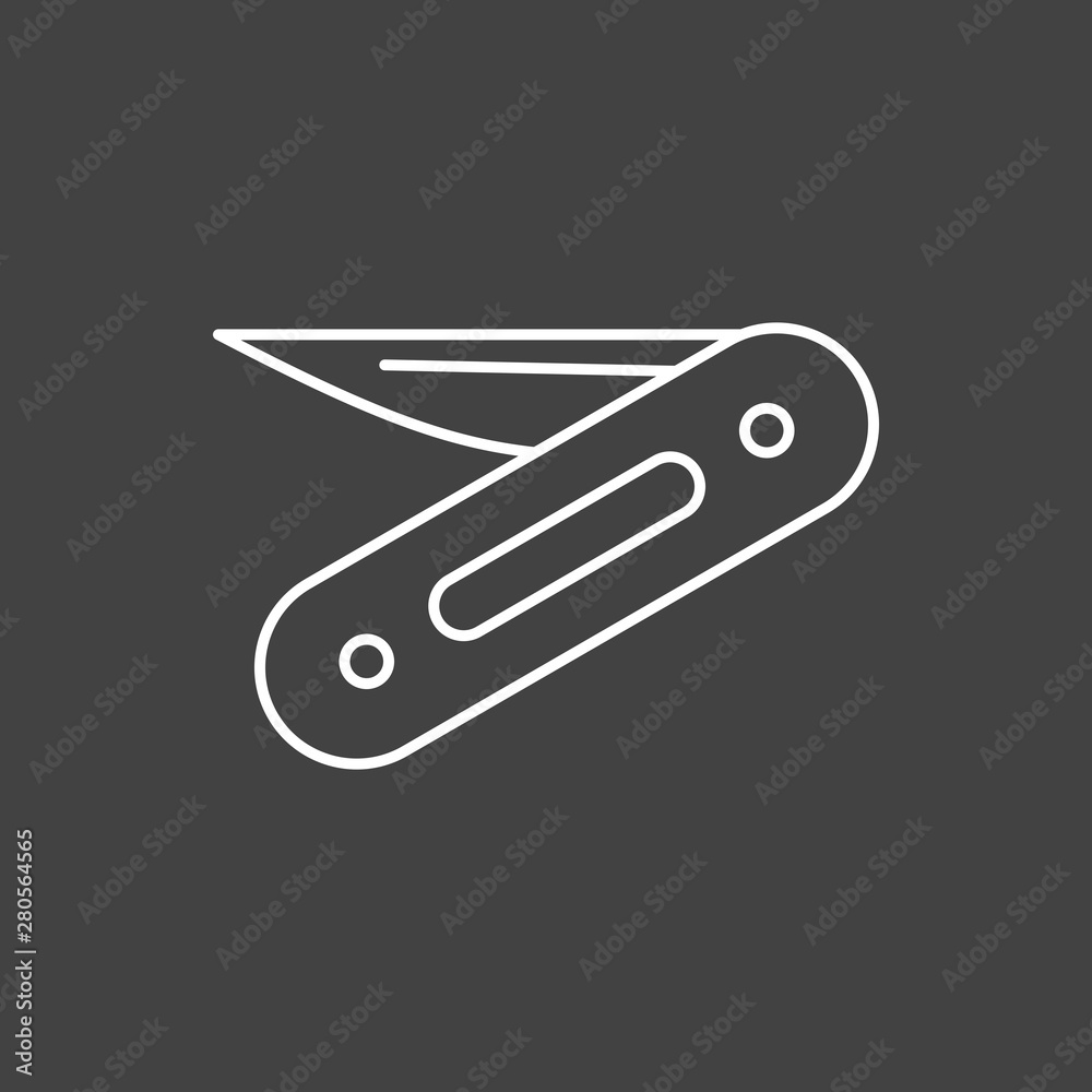 Penknife icon for your project Penknife icon for your project