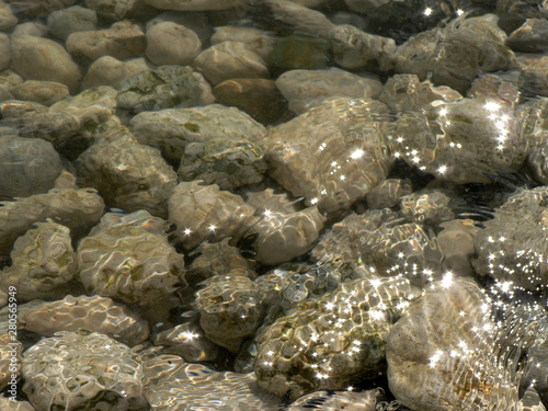 stones in the water