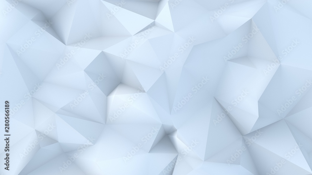 White background. Abstract triangle texture. Low poly white 3d illustration White background. Abstract triangle texture. Low poly white 3d illustration