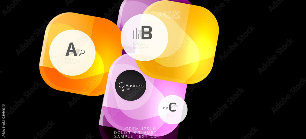 Retro colorful geometric background - circles on black, great design for any purposes. Creative minimal concept Retro colorful geometric background - circles on black, great design for any purposes. Creative minimal concept