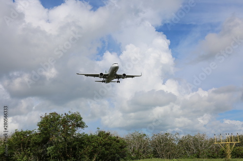 airplane in the sky